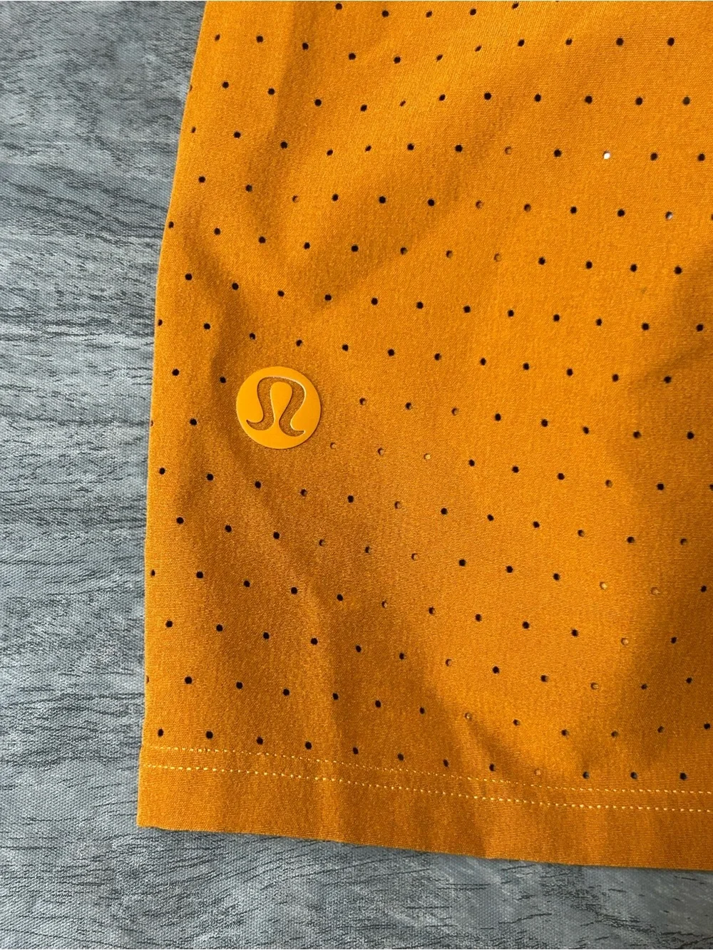 Lululemon Shorts Men’s Medium Active Swim Trunks Lined Autumn Orange 6” Inseam